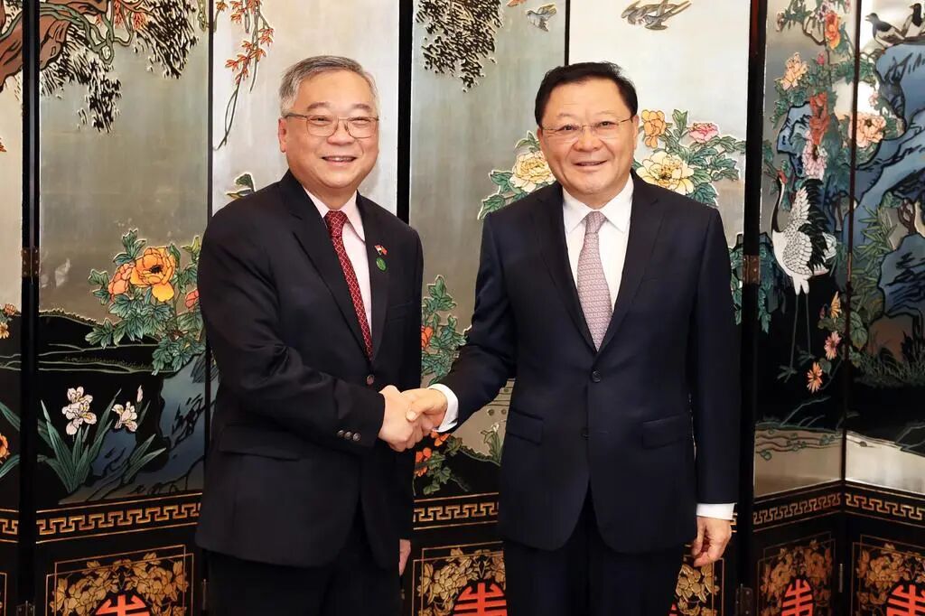 DPM Gan Kim Yong Meets Guangdong Governor Wang Weizhong
